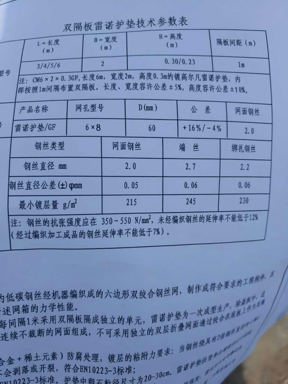 镀高尔凡雷诺护垫图纸