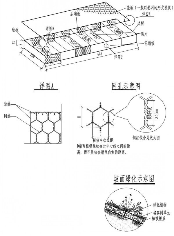 雷诺护垫结构图